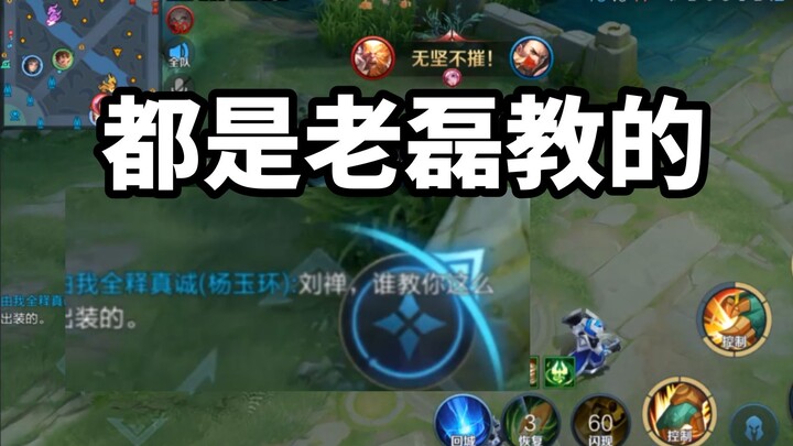 Honor of Kings: That's right, it was all taught to me by Lao Lei.