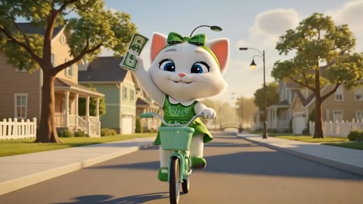 Cute Kitten Cuts Mom Cat’s Hair to Buy a Doll ‍♀️ _ AI Cat Story #CatStory #AiC