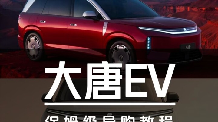 Giá khởi điểm 239.900 NDT! Hướng dẫn mua sắm chi tiết cho BYD Tang EV