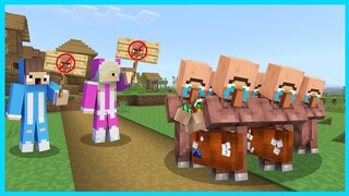 MIPAN & ZUZUZU BALES DENDAM KE WARGA VILLAGER DI MINECRAFT! DI USIR DARI DESA