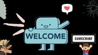 Video Intro Cierre Canal YouTube Bienvenidos a mi canal Doodle Scribble Pastel