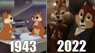 Evolution of Chip 'n' Dale in Cartoons & Movies [1943-2022]