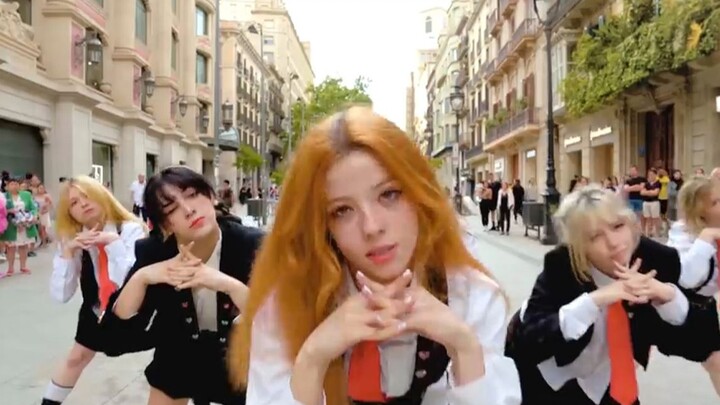 Spain's "Ling" team competes! Sweet Girls Dance Troupe covers IVE's "LOVE DIVE"