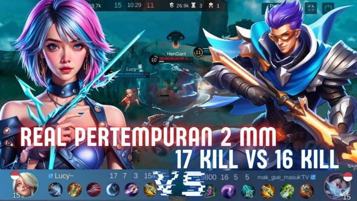 Pertempuran 2 MM | 17 kill vs 16 kill ⚔️