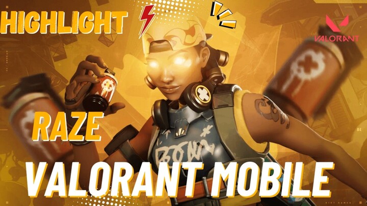 ACEE!! RAZE VALORANT MOBILE HIGHLIGHT