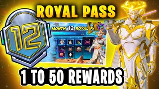 ROYAL PASS REWARDS M12 | NEW ULTIMATE MYTHIC SET | MONTH 12 ROYAL PASS PUBG MOBILE