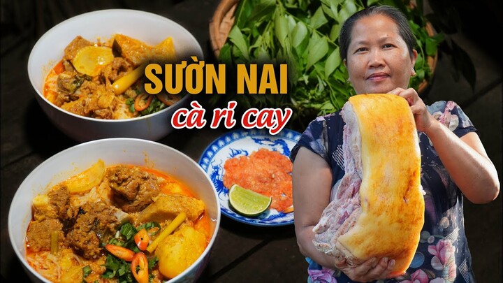 CÔ BA MIỀN TÂY ✅ SƯỜN NAI NẤU CÀ RI CAY