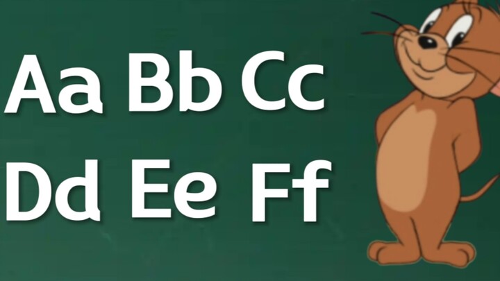[Trò chơi mèo vờn chuột trên điện thoại] Jerry dạy bạn 26 chữ cái
