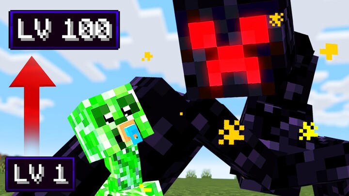 Minecraft but the Mobs can Level Up