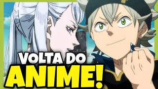 QUANDO O ANIME DE BLACK CLOVER VAI VOLTAR?