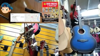 Allegro Acoustic Guitar Blue