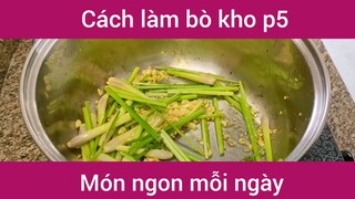 Cách làm bò kho p5