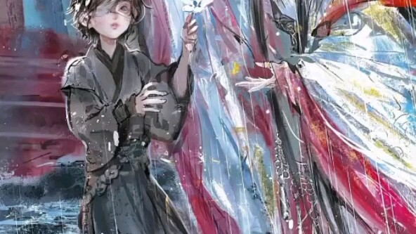 น้ำอ่อนสามพันเส้นมีไว้สำหรับคนคนหนึ่งดื่ม ตะเกียงสว่างสามพันดวงมีไว้สำหรับคนคนเดียว ด้ายรักสามพันเส้