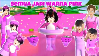 BANJIR STRAWBERRY PINK! BABY AYLINE jadi BABY CELINE - DRAMA SAKURA SCHOOL SIMULATOR GAME SSS LUCU