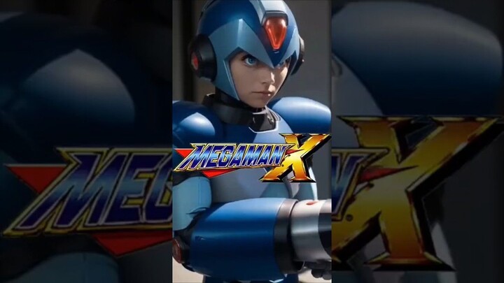 Megaman X -AI- Generated #retrogaming #games #megamanx #ai #generatedbyai #shorts
