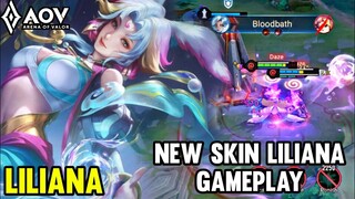 AOV : NEW SKIN LILIANA GAMEPLAY - ARENA OF VALOR LIÊNQUÂNMOBILE ROV COT