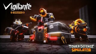 New Vigilante Skin Crate Unboxing! (TDS UPDATE) | Roblox