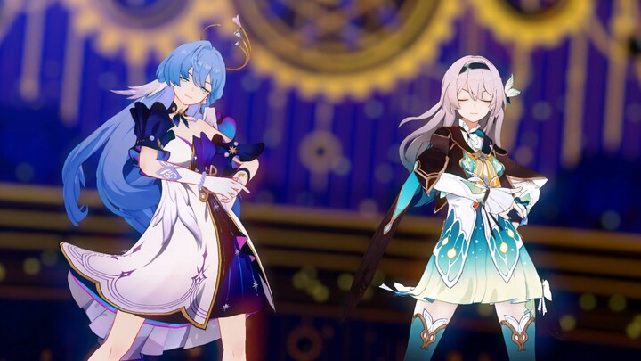 [Honkai Impact Star Dome Railway/MMD] โรบิน + แพ็กความรักหิ่งห้อยダﾝｽﾎｰﾙ