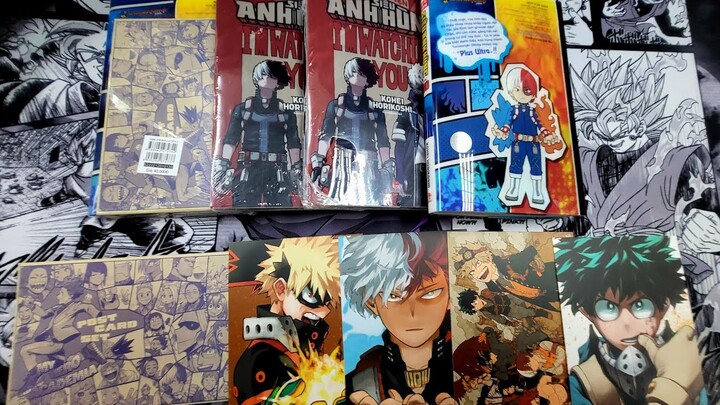 [Unboxing Manga] Học viện siêu anh hùng Vol 30 - Bản đặc biệt (bìa nhựa PVC độc quyền, 04 Postcard)