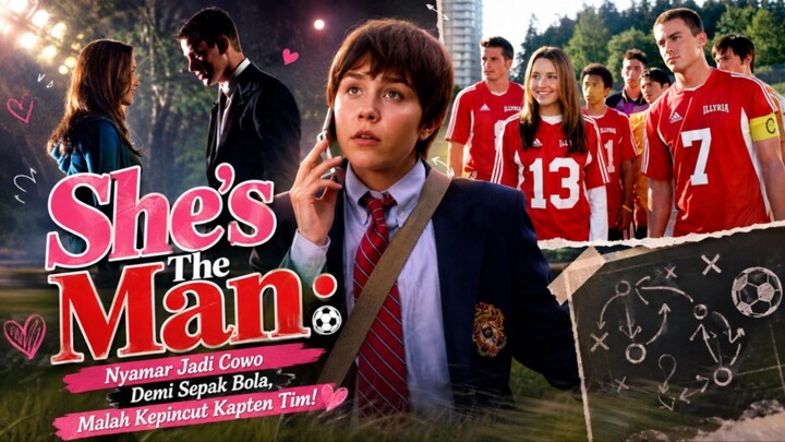 ⚽ Preview Film ⚽️ SHE’S THE MAN: “Rela Menyamar Jadi Cowok Cuma Demi Sepak Bola, Tapi Malah...!”