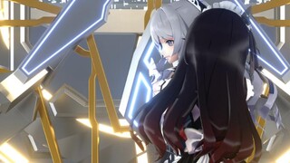 【4K】危险派对 黑希和鸭鸭的危险派对❤