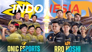 M4 WORLD CHAMPIONSHIP INDONESIA|FULL ROSTER RRQ HOSHI & ONIC ESPORT | MOBILE LEGENDS