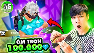 [Free Fire] Thợ Săn Tiền Thưởng Thanh Niên Ôm Trọn 100.000 Kim Cương | AS Mobile