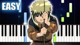Naruto - Sadness and Sorrow - EASY Piano Tutorial by PlutaX