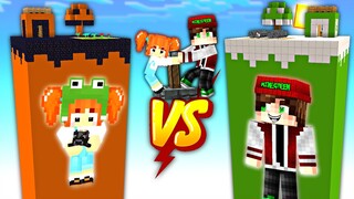 GREEN KULE VS MİNE KULE w/@sebinchi - Minecraft