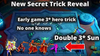 EARLY GAME TRIPLE 5 GOLD 3 STAR HERO NEW SECRET TRICK | MLBB MAGIC CHESS BEST SYNERGY COMBO TERKUAT