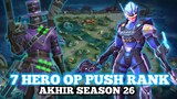 Hero Op Buat Push Rank Di Akhir Season Sekarang - MOBILE LEGENDS