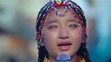 Four Tibet children with only one eye, the singing of blind children
