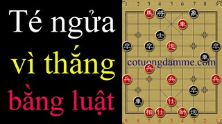 Té ngửa với ván cờ tướng khôn lỏi thắng bằng luật cờ - Bình luận cờ tướng hay