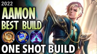 Unkillable Assassin!! Aamon Best Build (ONE SHOT) | Emblem Talent | Aamon Gameplay 2022 ~ MLBB