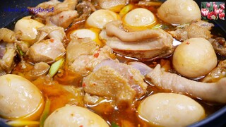 GÀ KHO Tàu - Cách Kho Thịt Kho Tàu, Thịt kho Trứng, Caramelized Chicken, Món ngon ăn Tết Vanh Khuyen