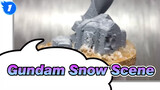 [Gundam] Snow Scene Ruins| HG Yuanzu Gundam| Scene| Model_1