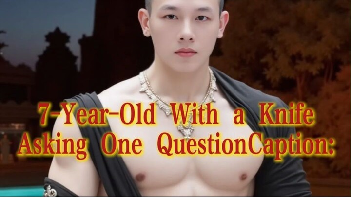 7-Year-Old With a Knife Asking One QuestionCaption: