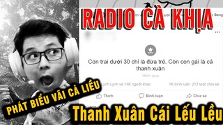 Cà khịa : Con trai dưới 30 tuổi chỉ là đứa trẻ, còn con gái là cả thanh xuân