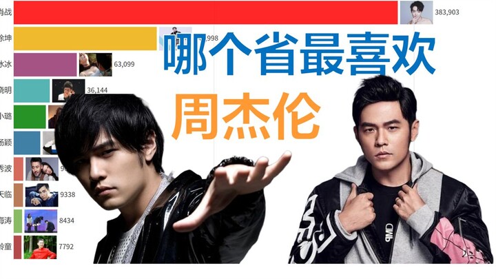 Người dân tỉnh nào yêu thích Jay Chou nhất? Xem xong bảng xếp hạng này là bạn sẽ biết! [Trực quan hó