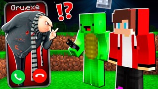 Why Creepy Gru CALLING to JJ and MIKEY from Despicable Me ? - in Minecraft Maizen