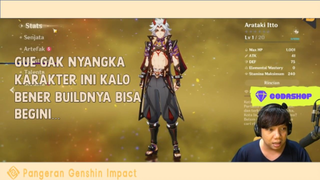 Bahas Karakter Arataki Itto Sekalian Upgrade Level - Genshin Impact Indonesia