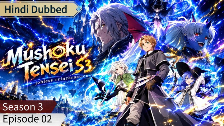 [S3 E02]Mushoku Tensei season 3 episode 02 official Hindi Dubbed