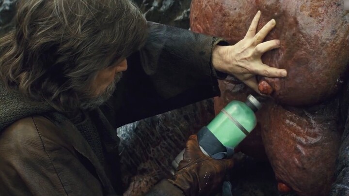 A gentle sea monster from another planet provides humans with lotion