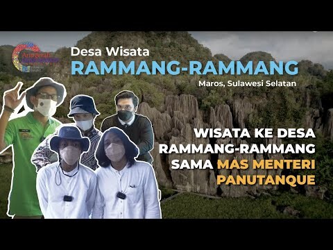 Desa Wisata Rammang Rammang, kabupaten Maros Sulawesi Selatan