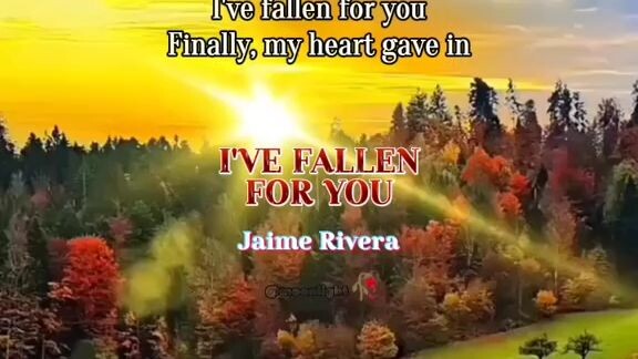 I've fallen for you