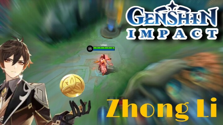 ZHONG LI SKIN ON MLBB | GENSHIN IMPACT x MLBB