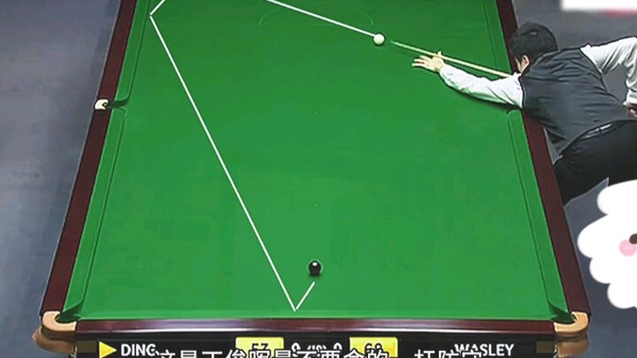 Two consecutive snookers on the table—Ding Junhui’s most fearless defense pushes his opponent straig