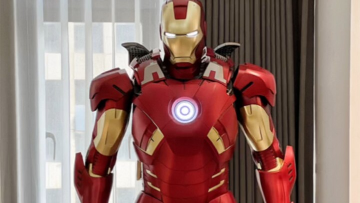 The house-killing artifact | Finally arrived, the cool QS 1:1 Iron Man MK7!
