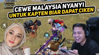 CEWE MALAYSIA NYANYI BUAT KAPTEN UNTUK DAPAT CIKEN