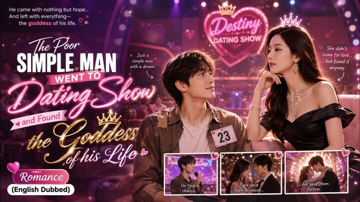 💖Simple Poor Man Went to Dating Show and Found the Goddess of his Life [English Dubbed]